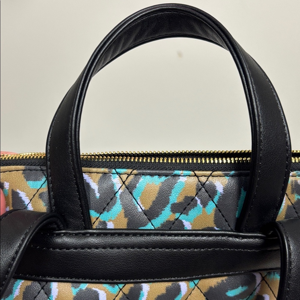 Ted Baker Leopard Print Quilted Mini Backpack - Picture 8 of 11